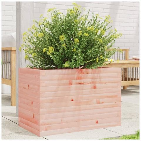 Fioriera Da Giardino 70x40x45,5 Cm In Legno Massello Di Douglas - Foto 1