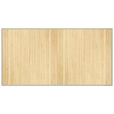Tappeto Rettangolare Naturale Chiaro 100x200 Cm In Bambù - Foto 2