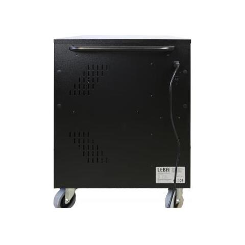 Leba Notecart Flex Extended 16 (schuko) Carrello Per La Gestione Dei Dispositivi Portatili Nero, Grigio - Foto 3