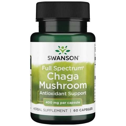 Fungo Chaga 400 Mg 60 Capsule Swanson Health Products - Foto 1