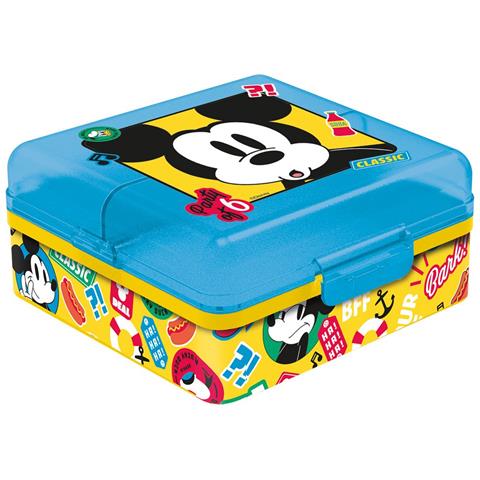 Sandwich Box Mickey Mouse Bimbi In Plastica - Foto 1