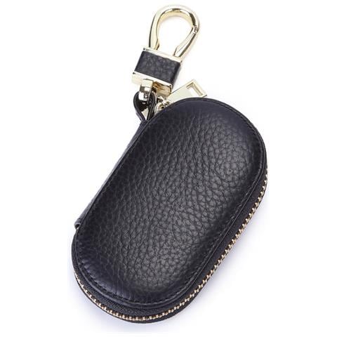 Custodia Per Chiavi Dell'auto In Pelle Primo Fiore Black - Foto 1