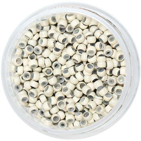 Micro Anelli In Nano Silicone Per Extension Dei Capelli Beige - Foto 2
