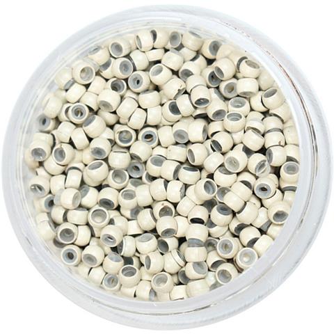 Micro Anelli In Nano Silicone Per Extension Dei Capelli Beige - Foto 3