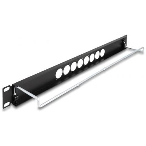 Pannello Patch Tipo-d Da 19? Con Pressacavo A 8 Porte 1u Nero - Foto 3