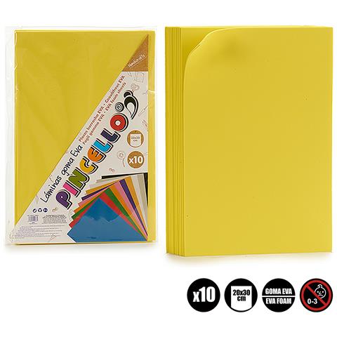 Gioco Di 10 Fogli In Gomma Eva 20x30 Cm. - Foto 1