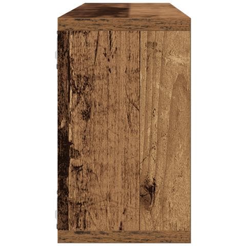 Mensole  4 pezzi in legno vecchio 80x15x26 cm in legno ingegnerizzato - Foto 9