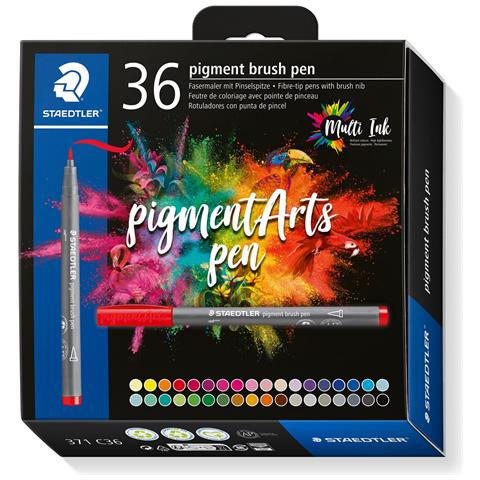 Pigment Arts Brush Pen marcatore Multicolore 36 pz - Foto 1