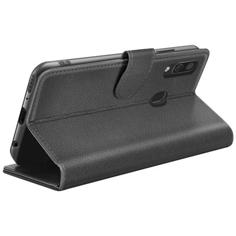 Custodia A Portafoglio Per Samsung A40 Con Supporto E Linguetta Magnetica, Nero - Foto 5