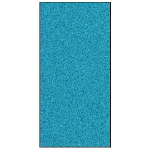 Tappetino Ciano e Nero 120 x 250 cm Poliammide e PVC - Foto 1