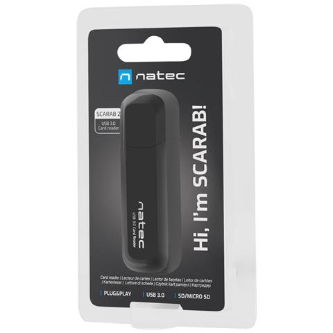 Scarab 2 lettore di schede USB 3.2 Gen 1 (3.1 Gen 1) Type-A Nero - Foto 6