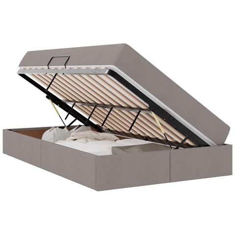 Letto con contenitore e materasso Talpa 120 x 200 cm Poliestere - Foto 1