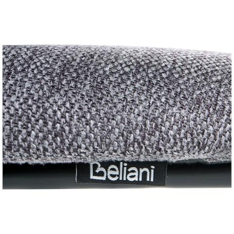 Set Di 4 Sedie Da Pranzo Riley Tessuto Grigio - Foto 8