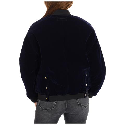 Cappotto Esther Effetto Velluto Con Chiusura Con Cerniera 17f2ou13 Donna - Foto 3