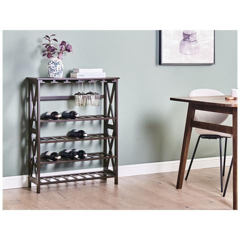 Portabottiglie Marrone Scuro Rothesay - Foto 1