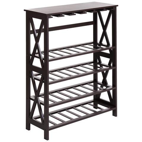 Portabottiglie Marrone Scuro Rothesay - Foto 2