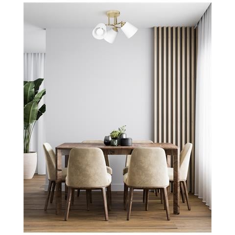 AJE-EMILY 3P GD illuminazione da soffitto E27 120 W - Foto 2