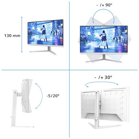 Evnia 5000 27M2N5201P / 00 Monitor PC 68,6 cm (27") 1920 x 1080 Pixel Full HD LCD Bianco - Foto 11