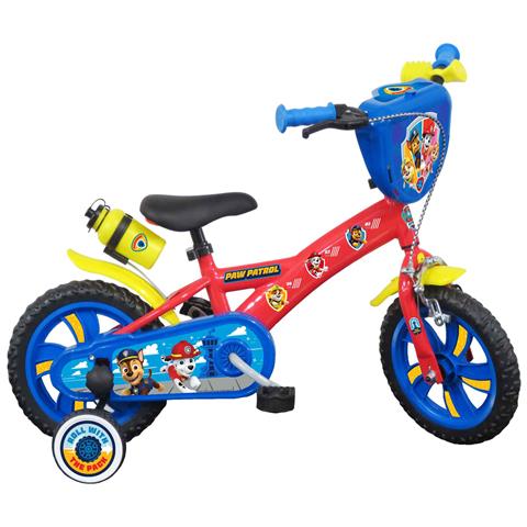 Paw Patrol 12'', Bicicletta Per Bambini, Bici Bambino, Adatta A Bambini Tra I 3 E I 5 Anni, Per Altezza Tra 85 E 105 Cm, Con Borraccia E Scudo Frontale - Foto 1