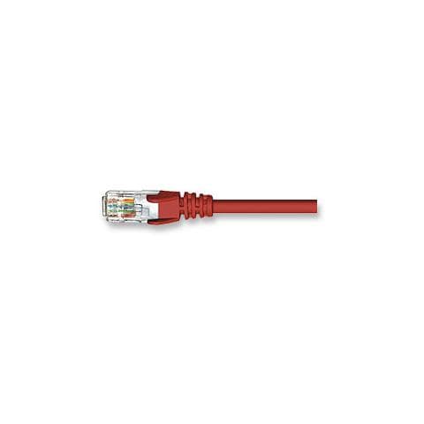 ICOC U6-6U-050-RE - Cavo di rete Patch in Rame Cat. 6 Rosso UTP 5 mt - Foto 1