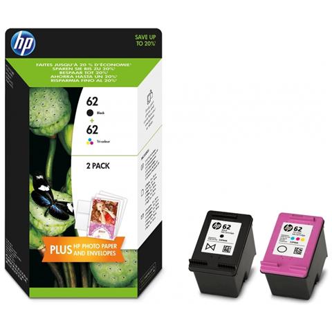 62 Twin Pack - Confezione da 2 - nero, tricolore - originale - nero,  - Foto 2