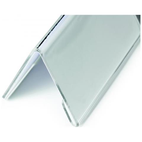 Segnaposto Da Tavolo Acrilico 52/104x100 Mm Hxl Trasparente 10pz - Foto 1