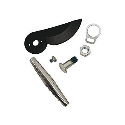 Lama, molla, vite e anello di Sicurezza Originali di ricambio per forbici con lame bypass Pro P90, Nero, 1.026.278 - Foto 1