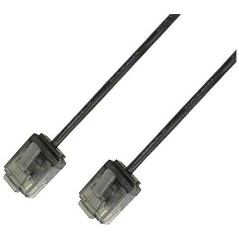 ICOC U6-SLIM-015BKT - Cavo di rete Patch in Rame Ultra Slim Cat. 6 Nero UTP 1,5 m - Foto 1