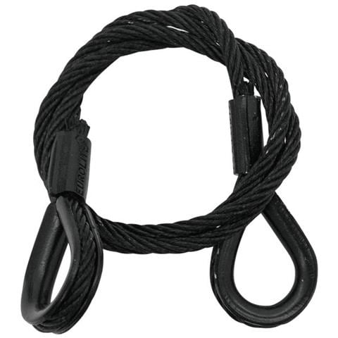Steel Rope (sc) 600x3mm Black With Thimbles - Foto 2