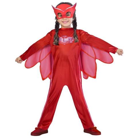 Amscan - Costume Gufetta Dei Super Pigiamini Bambino - Taglia: 7 - 8 Ans (122-128 Cm)  - Foto 3