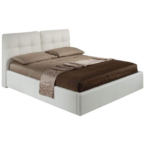 Letto Matrimoniale Con Contenitore Melia Bianco - Foto 4