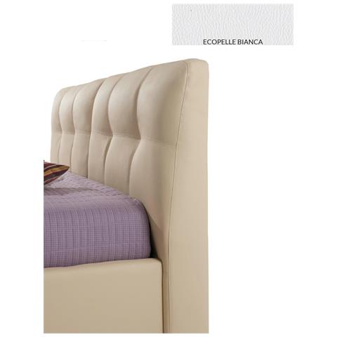 Letto Matrimoniale Con Contenitore Melia Bianco - Foto 1