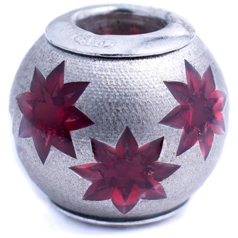 Gioielleria Vmm0243-19. Decorazione, Colore Rosso Argento. Donna. - In ordine - Foto 2