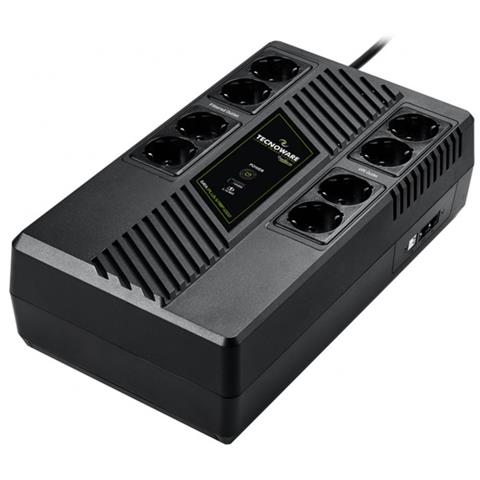 Gruppo di Continuità UPS Era Plus 1000 VA / 700 W 8 Prese Schuko - Foto 3