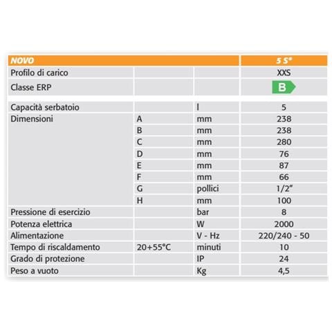 Scaldabagno Elettrico Novo 5s Sottolavello 5 Lt - Foto 2