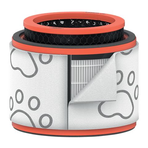 Filtro HEPA a tamburo 3-in-1 per animali domestici per Purificatore d'aria Trusens Z-2000 e Z-2500 - Foto 1