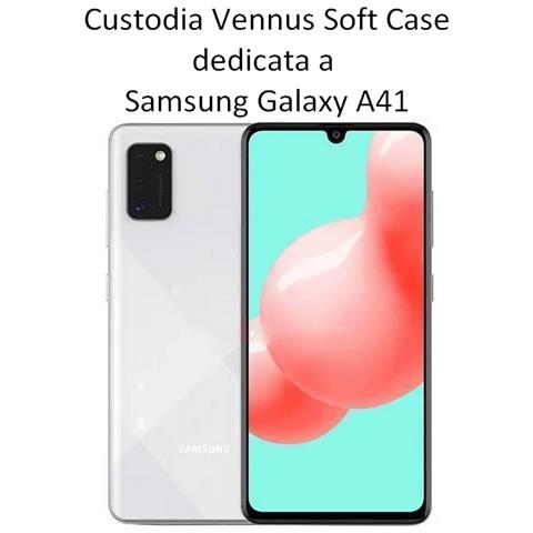 Custodia Tpu Silicone Lite Cover Soft-case Per Samsung Galaxy A41 A415 Turquoise - Foto 2