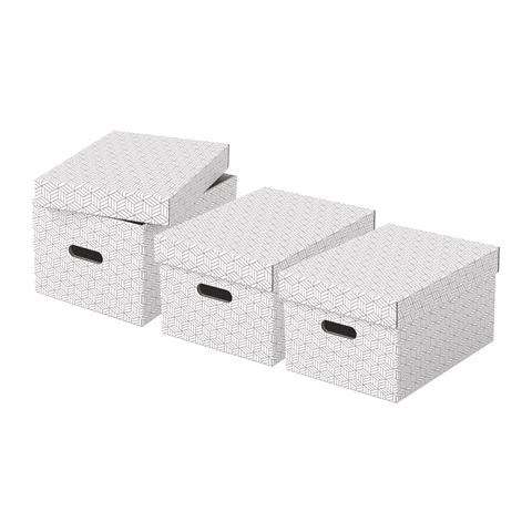 Esselte 628282 Scatola Di Conservazione Armadietto Portaoggetti Rettangolare Cartoncino Bianco - Foto 2