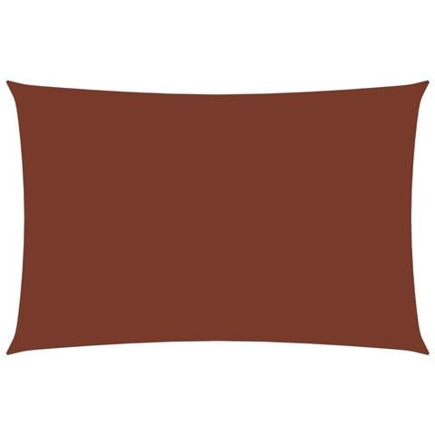 Parasole a Vela Oxford Rettangolare 5x8 m Terracotta - Foto 1