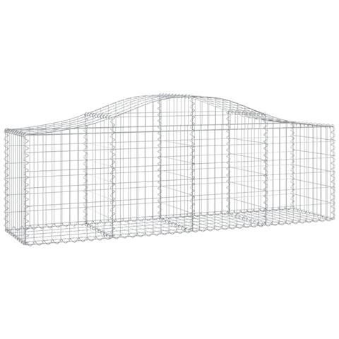 Cesto Gabbione Ad Arco 200x50x60/80 Cm Ferro Zincato - Foto 1