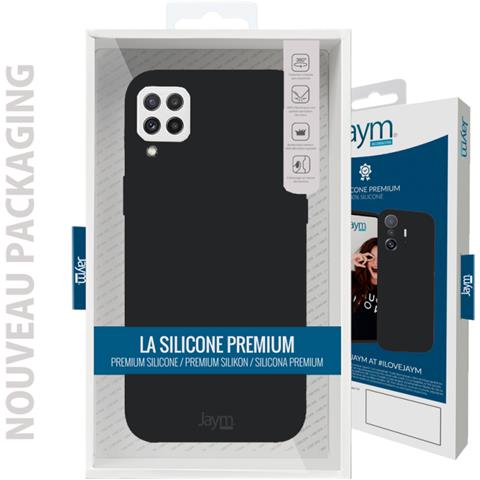 Cover Per Samsung Galaxy A12 Premium Silicone Microfibra, Nero - Foto 2