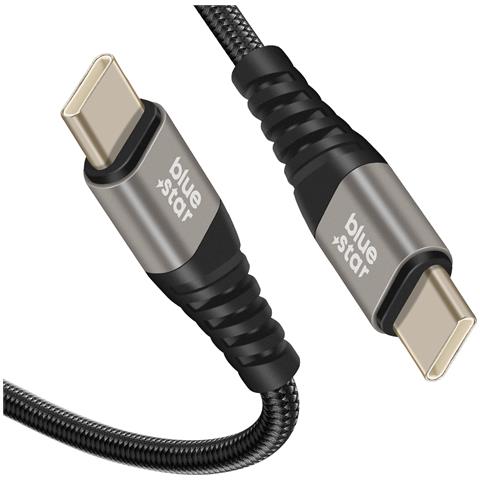 Cavo Usb-c / Usb-c Power Delivery 60w Quick Charge 4.0 1 Metro E 20, Nero - Foto 1