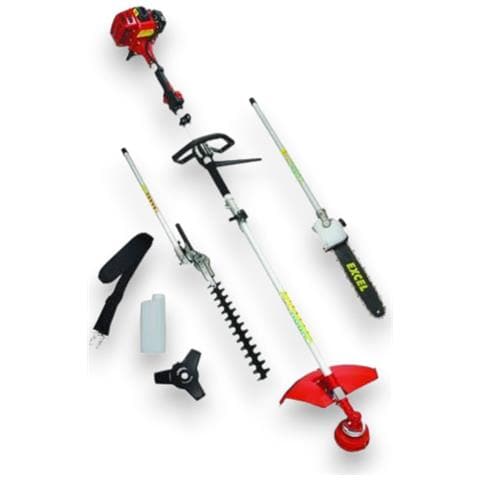 Decespugliatore A Scoppio 2 Tempi 25cc Multifunzione Regolabile Con Tagliasiepi Troncarami E Potatore - Foto 1