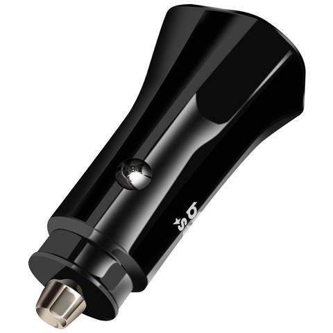 Caricabatterie Auto Usb-c 20w Power Delivery + Cavo Usb-c 60w Compatto, Nero - Foto 5