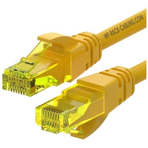 C-PAT-6AU050Y cavo di rete Giallo 5 m Cat6a U /UTP (UTP) - Foto 1