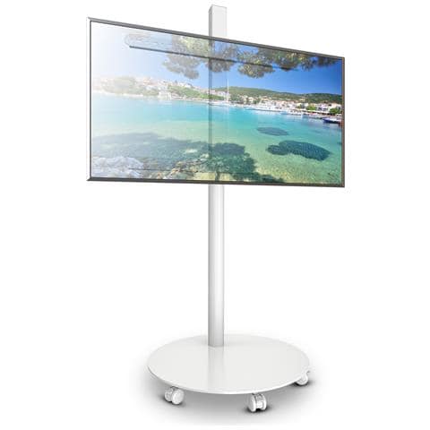 Supporto A Pavimento Trolley Tv Lcd /led /plasma 32-70'' Bianco - Foto 1