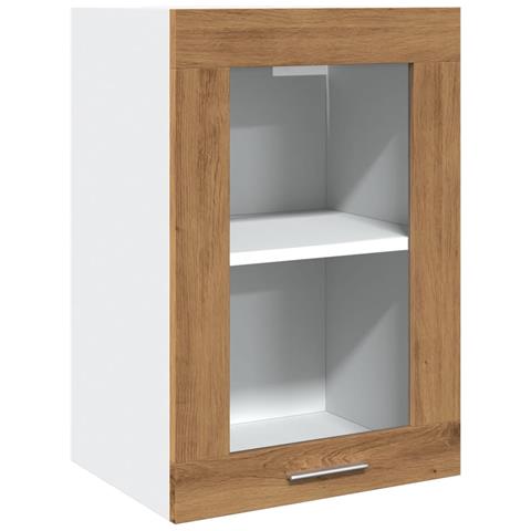 Pensile Vetro “Lyon” Rovere Artigianale 40x31x60 cm - Foto 1