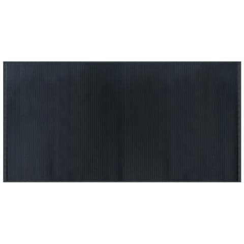 Tappeto Rettangolare Grigio 100x200 cm in Bambù - Foto 2