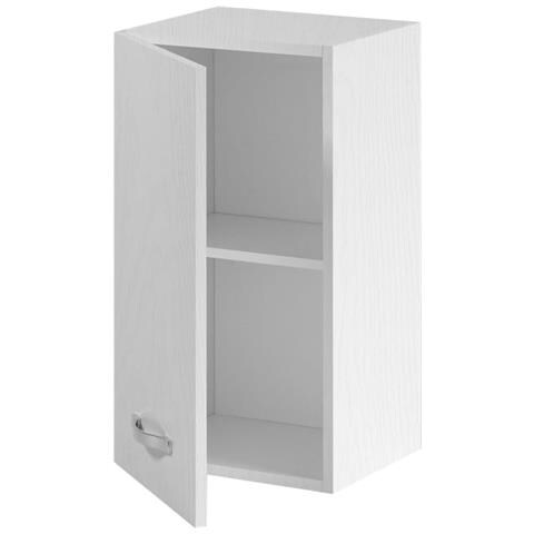 Mobile Da Muro /parete Pensile Per Cucina Componibile Bianco Frassinato (72x32x40) - Foto 3