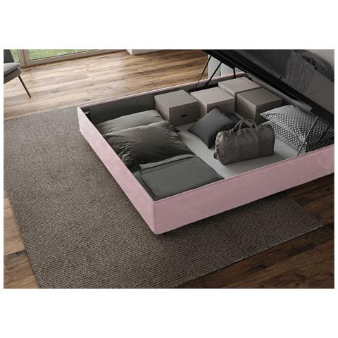 Letto Azelia Sommier 170x210 Rete E Contenitore Glicine - Foto 2